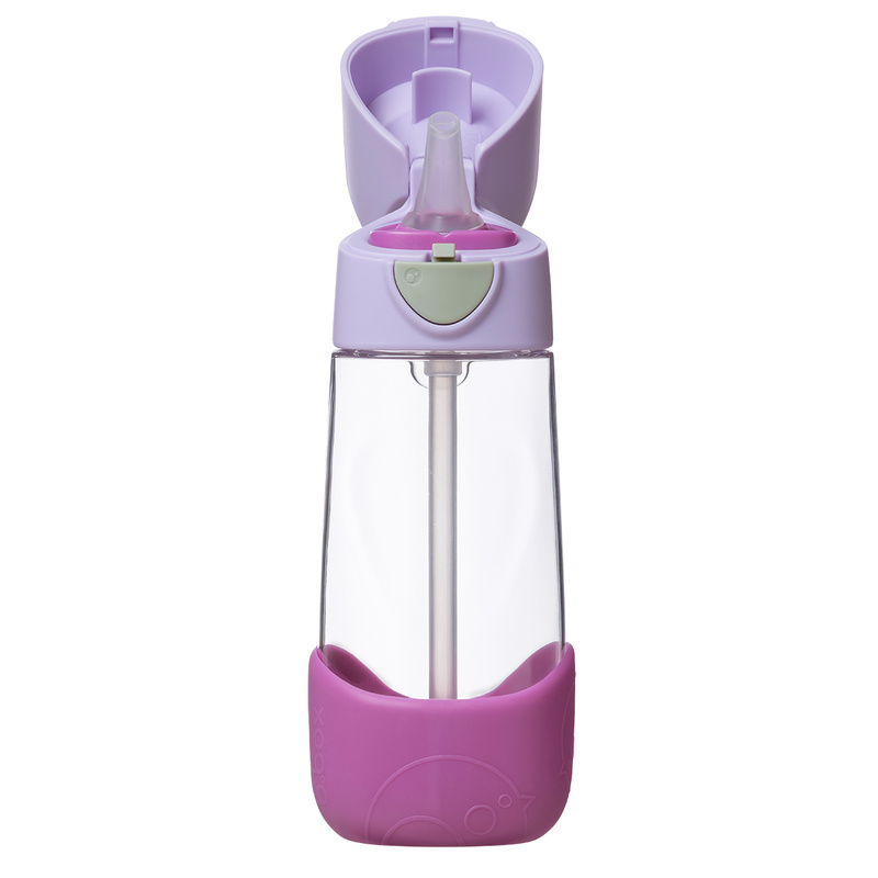 B.box Bidon tritanowy ze słomką 450ml Sugar plum