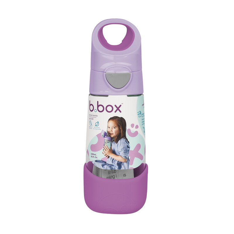 B.box Bidon tritanowy ze słomką 450ml Sugar plum