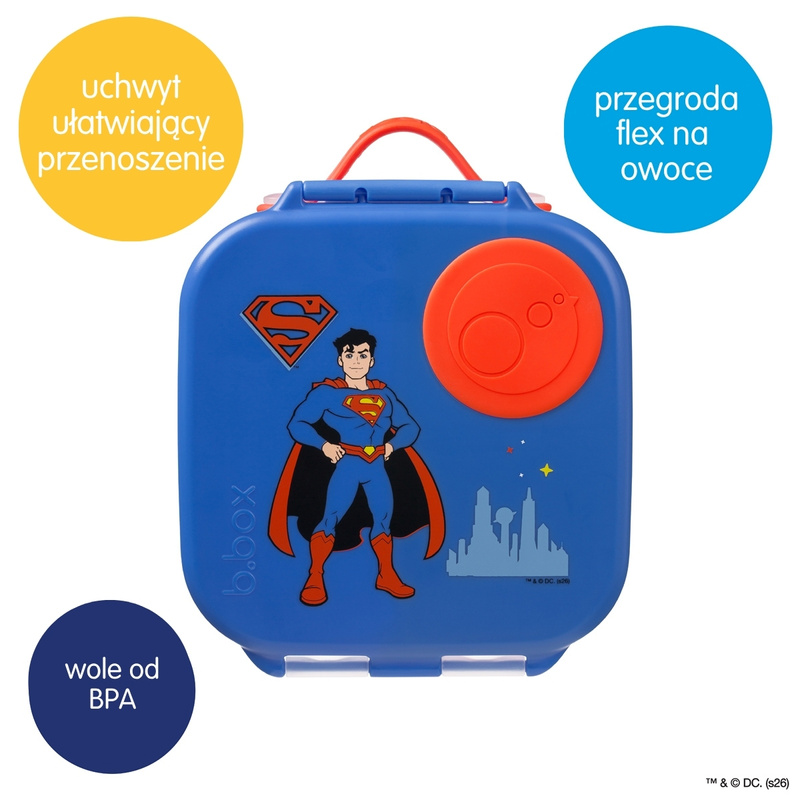 B.box Mini Lunchbox Superman