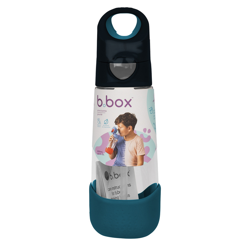 B.box Bidon tritanowy ze słomką 600ml Night vision