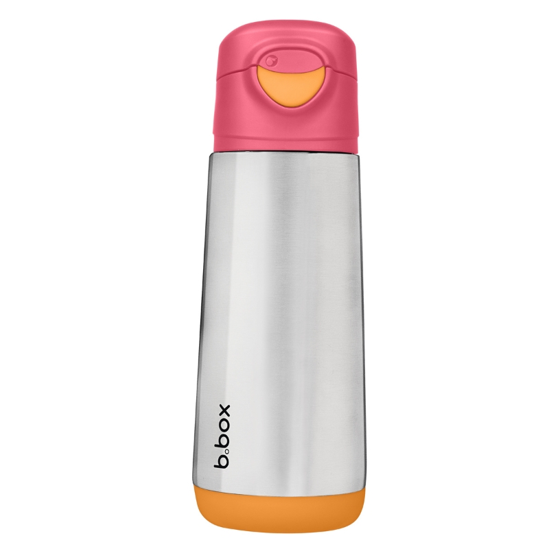 B.box Butelka termiczna z ustnikiem sportowym 500 ml, Strawberry shake