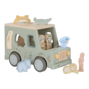 Little Dutch Drewniany samochód sorter Safari Friends