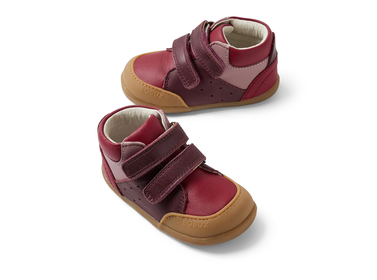 Buty dziecięce Bobux CEDAR Fig-Tibetan Red