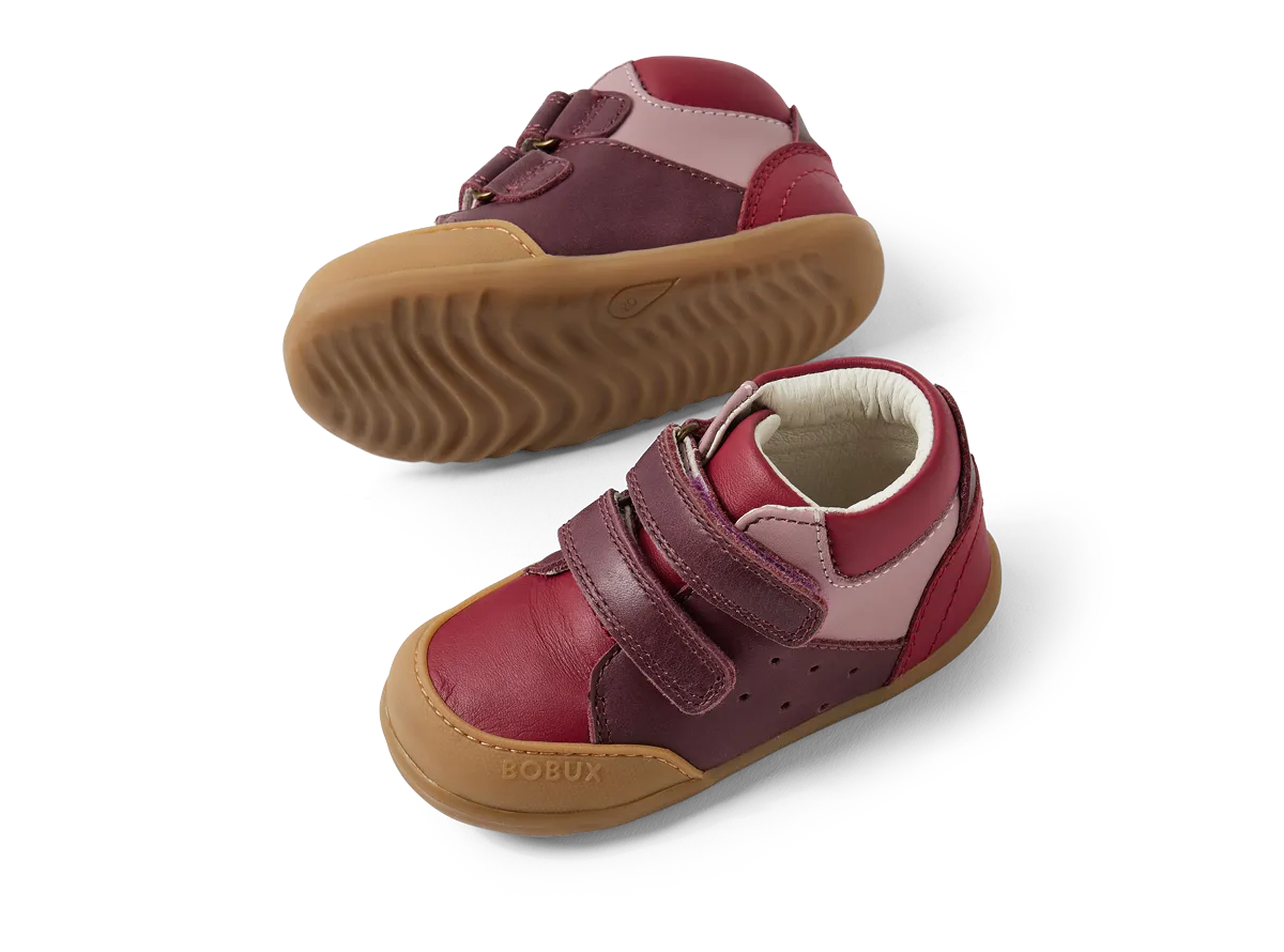 Buty dziecięce Bobux CEDAR Fig-Tibetan Red