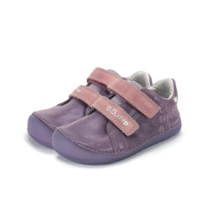 DD step półbuty skórzane S108-62871 L Grape