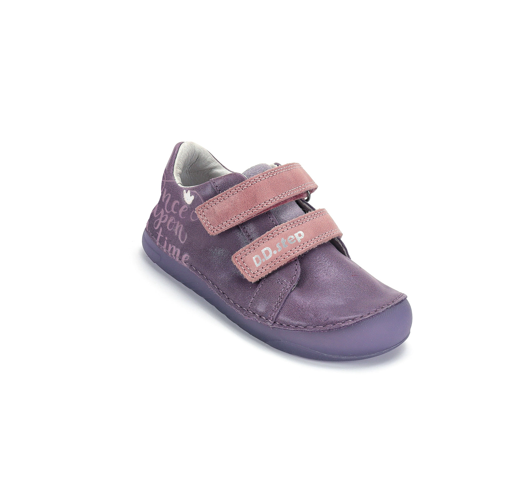 DD step półbuty skórzane S108-62871 L Grape