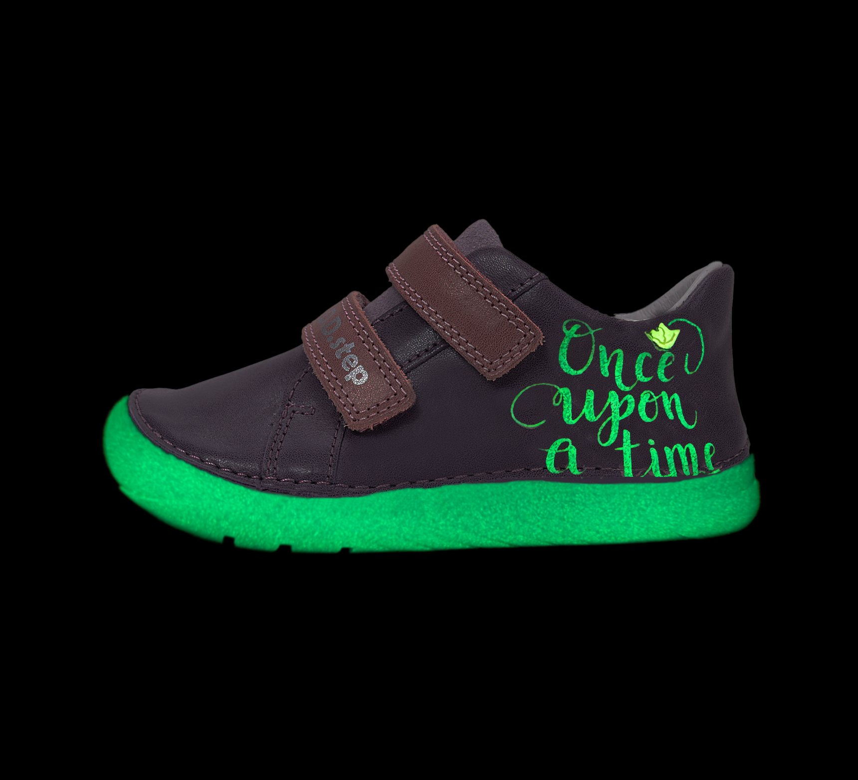 DD step półbuty skórzane S108-62871 L Grape