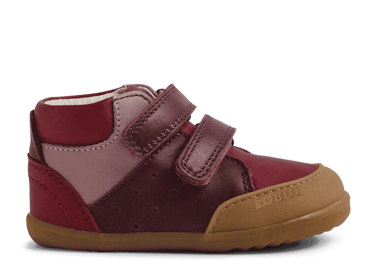 Buty dziecięce Bobux CEDAR Fig-Tibetan Red