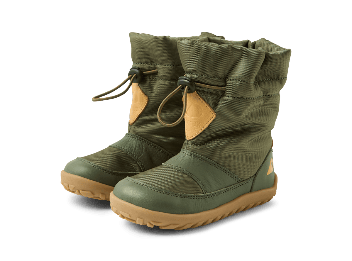 Śniegowce wodoodporne Bobux Paden Arctic Bronze Green 743003