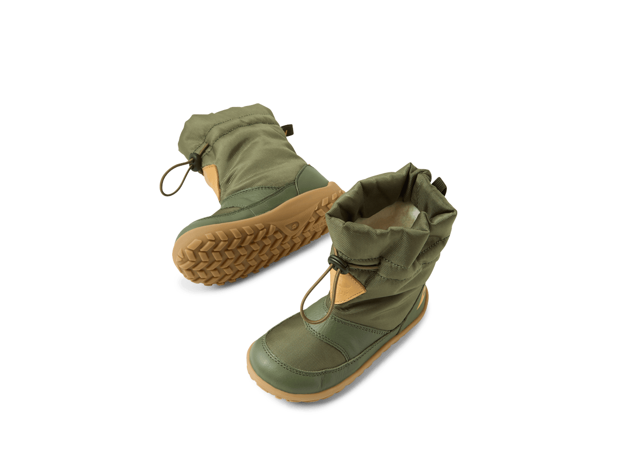 Śniegowce wodoodporne Bobux Paden Arctic Bronze Green 743003