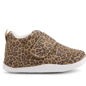Buty do nauki chodzenia Bobux Rover Arctic Leopard Shimmer 512606 ocieplane