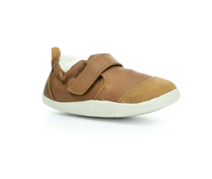 Buty do nauki chodzenia Bobux Marvel Arctic Caramel ocieplane