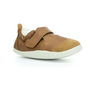 Buty do nauki chodzenia Bobux Marvel Arctic Caramel ocieplane