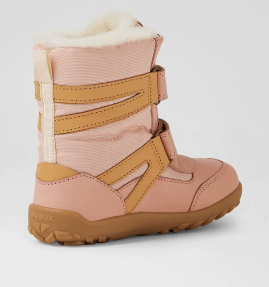 Śniegowce Bobux Alpha Barefoot Oro Cameo Rose Arctic