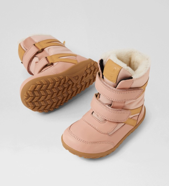Śniegowce Bobux Alpha Barefoot Oro Cameo Rose Arctic