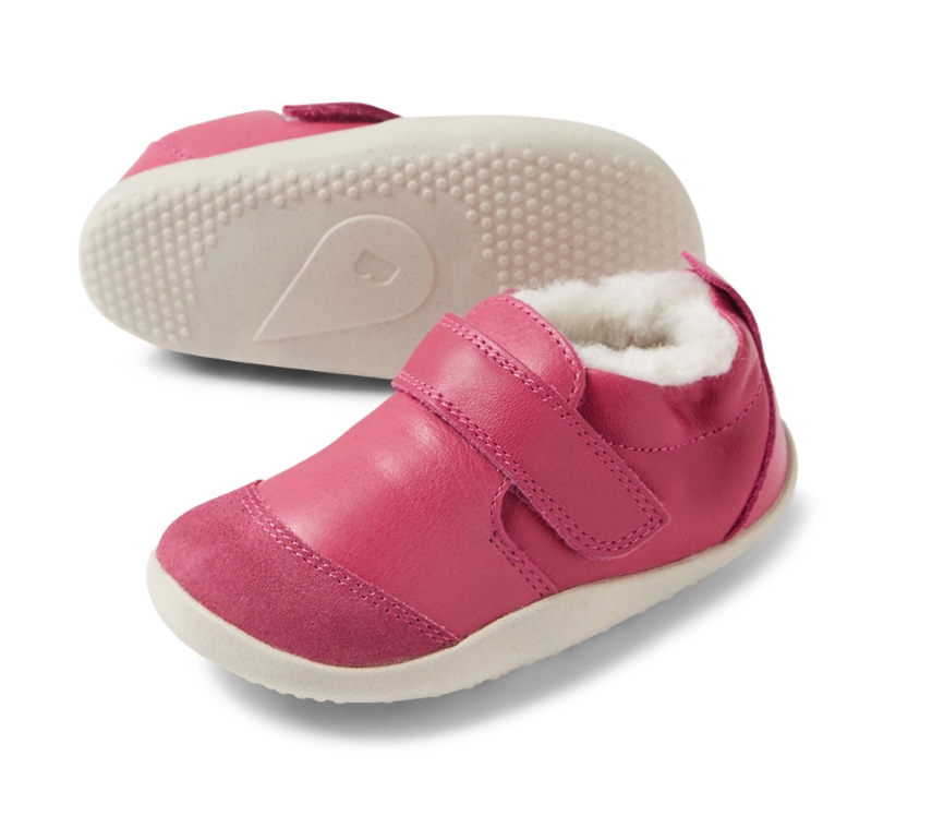 Buty do nauki chodzenia Bobux Marvel Arctic Cerise 501228 ocieplane