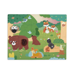 Janod Puzzle sensoryczne dotykowe Las 20 el. 2+
