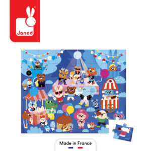 Puzzle w walizce Przyjęcie 36 elementów 4+ Made in France, Janod
