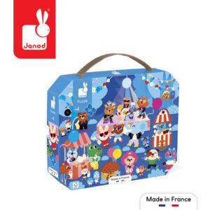 Puzzle w walizce Przyjęcie 36 elementów 4+ Made in France, Janod