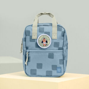 Lassig Plecak mini kwadratowy Pattern Party Blue