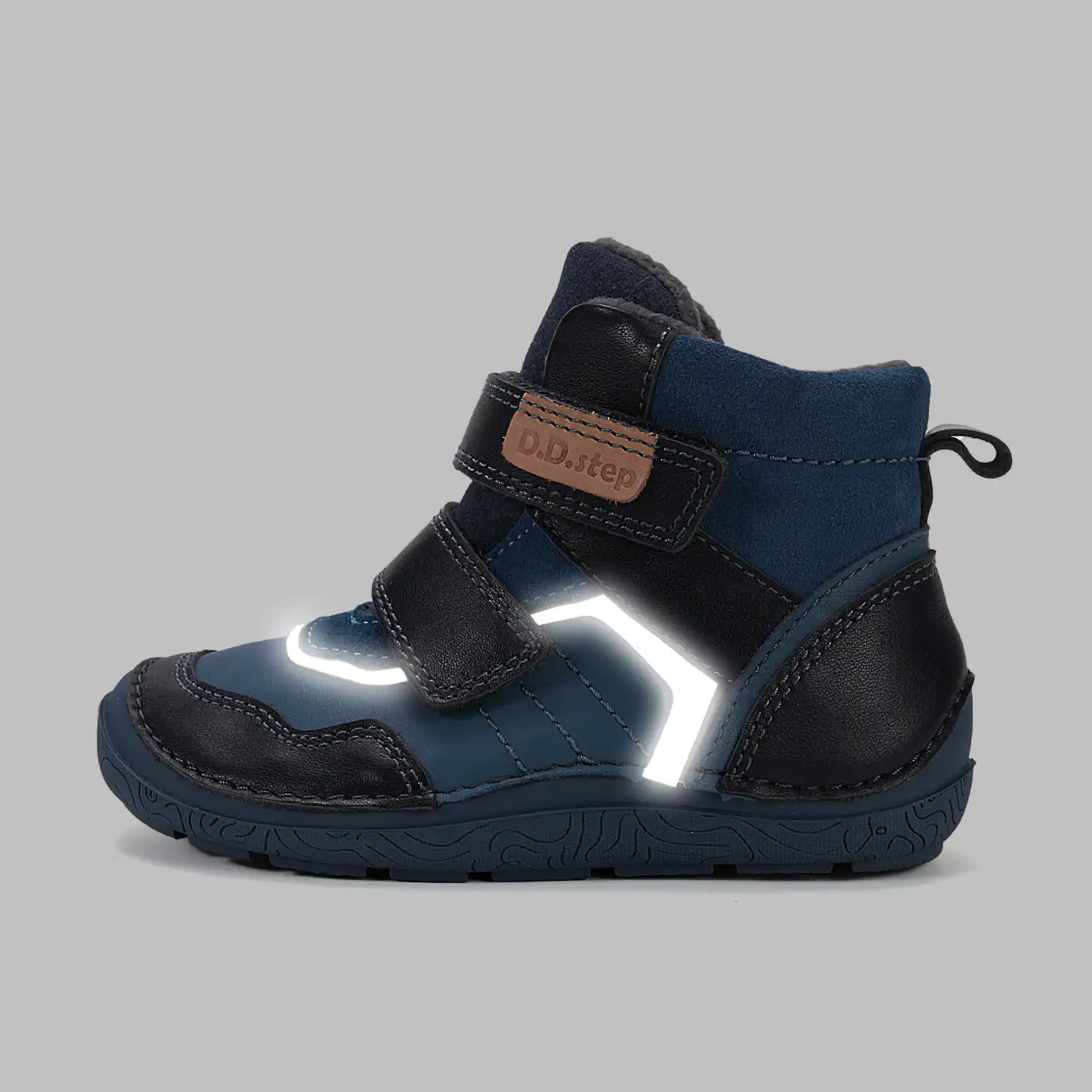 DD Step Trzewiki ocieplane barefoot A116-62911L Aero Blue