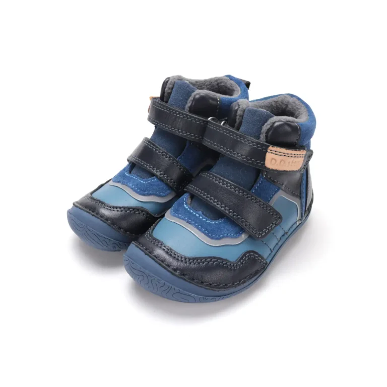 DD Step Trzewiki ocieplane barefoot A116-62911L Aero Blue