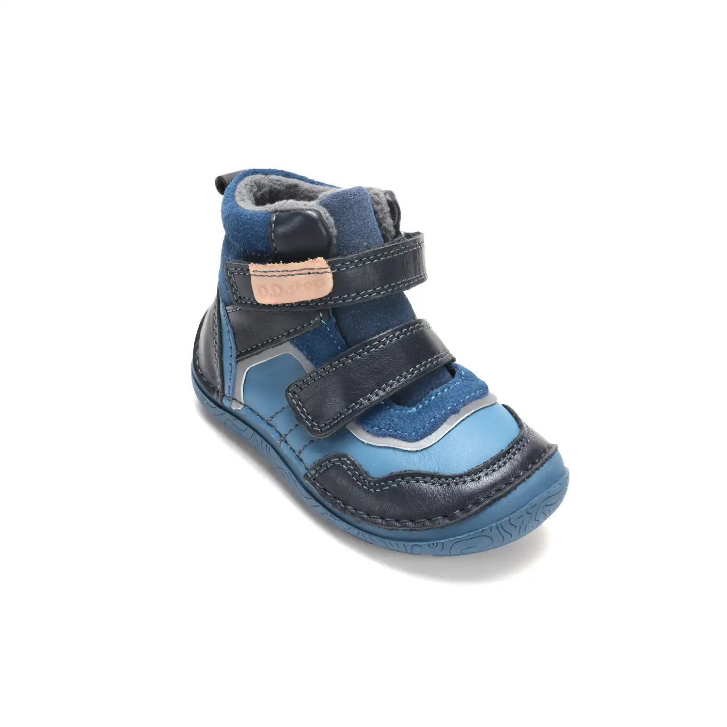 DD Step Trzewiki ocieplane barefoot A116-62911L Aero Blue