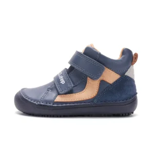 DD Step Trzewiki skórzane barefoot A063-62353AL Royal Blue