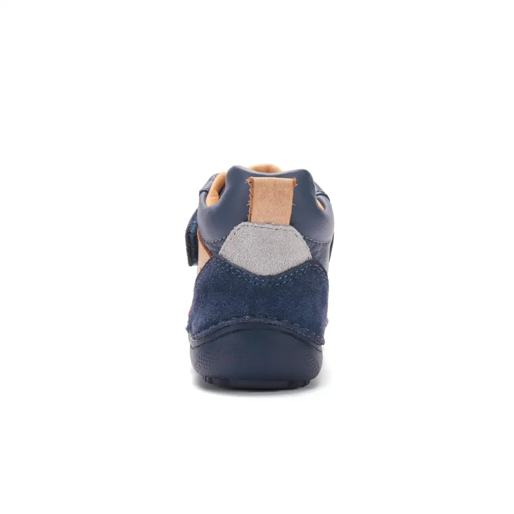 DD Step Trzewiki skórzane barefoot A063-62353AL Royal Blue