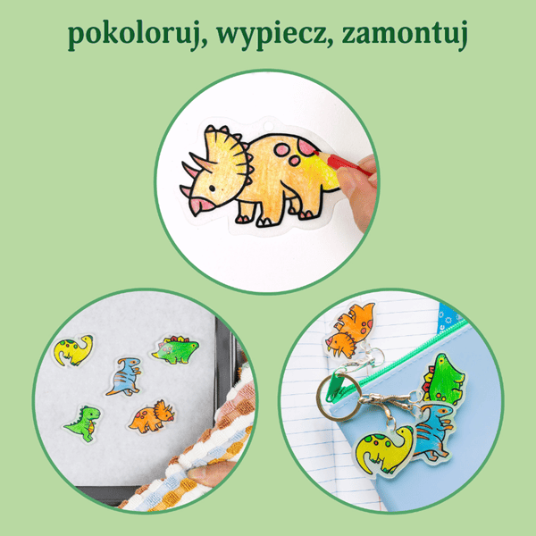 Tiger Tribe Zestaw Zawieszki do Wypiekania - Dinozaury