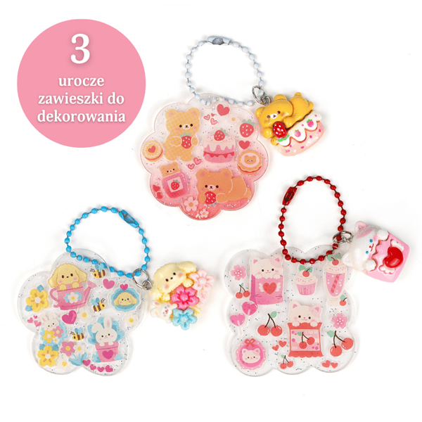Tiger Tribe Zestaw Kreatywny - Zawieszka DIY Naklejki Kawaii