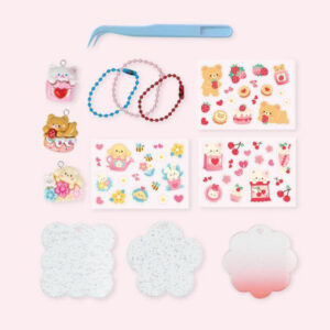 Tiger Tribe Zestaw Kreatywny - Zawieszka DIY Naklejki Kawaii