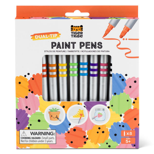 Dwustronne Markery Permanentne Tiger Tribe 5+