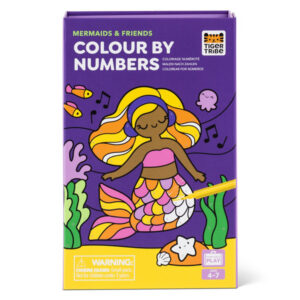 Kolorowanie po Numerach Syrenki Tiger Tribe 4-7 lat